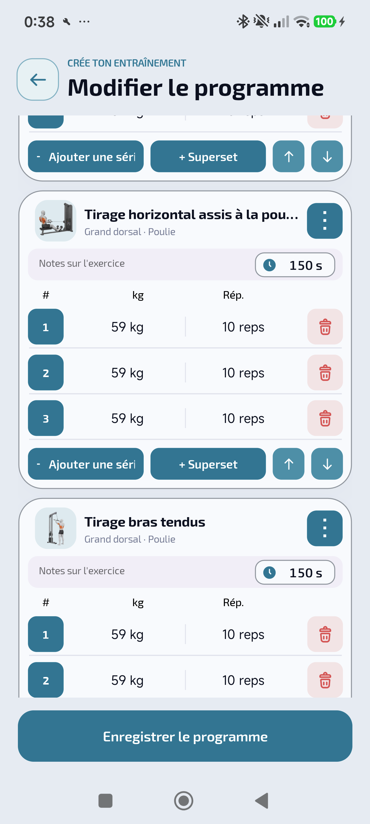 Prépare chaque exercice